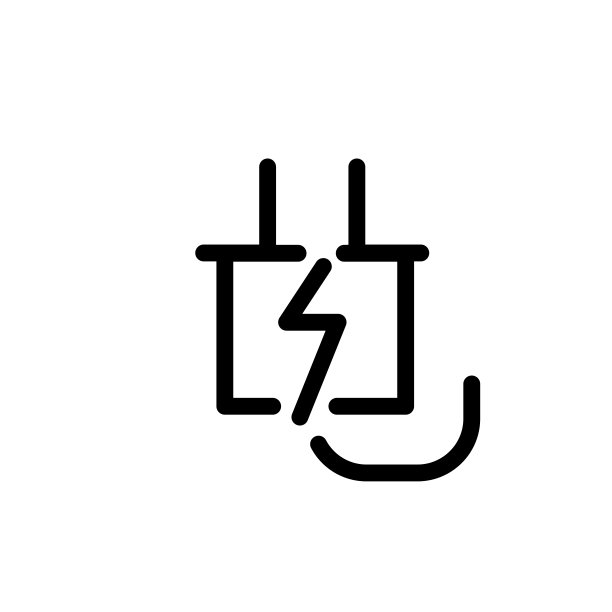 插图电源插头图标矢量图形图片下载
