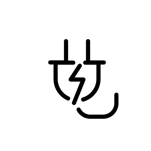 插图电源插头图标矢量图形图片下载
