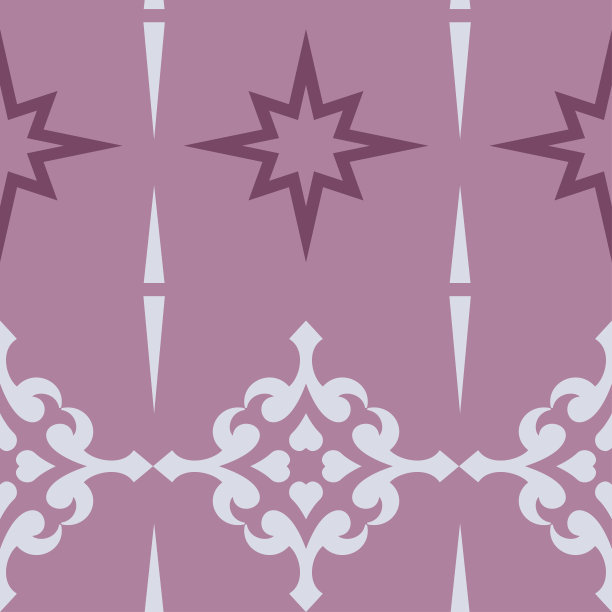 无缝几何图案，壁纸纹理，现代背景图案。示例模板。紫色和白色。用于织物、封面、海报、室内设计或墙纸。向量的背景图像图片下载