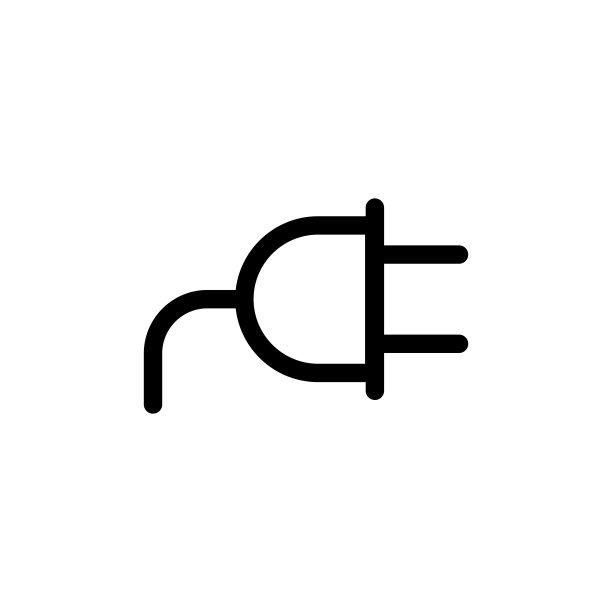 插图电源插头图标矢量图形图片下载