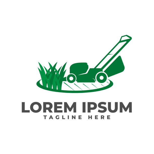 割草机矢量图标插图图片下载