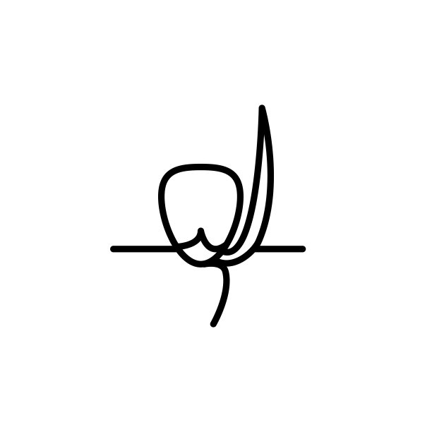 插图矢量图形的幼苗图标模板图片下载