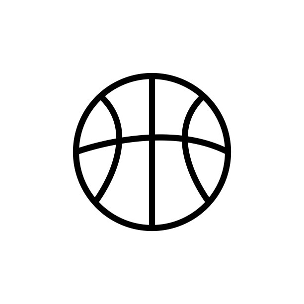 插图篮球图标矢量图形图片下载