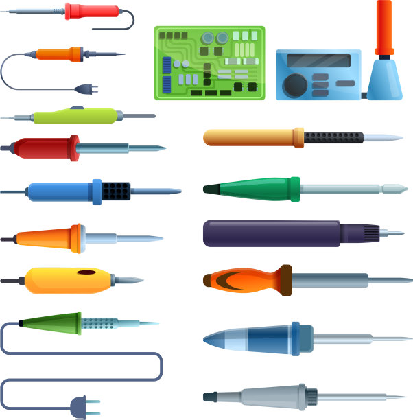 烙铁图标设置卡通风格图片下载