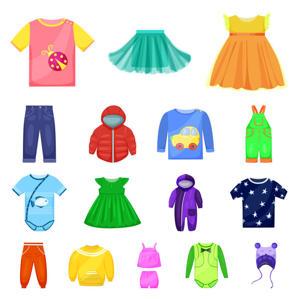 设计带和孩子的标志设置婴儿图片下载