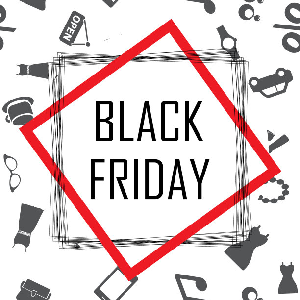 黑色星期五题词设计模板大甩卖图片下载