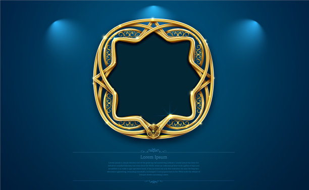 金框边框图片复古艺术图片下载