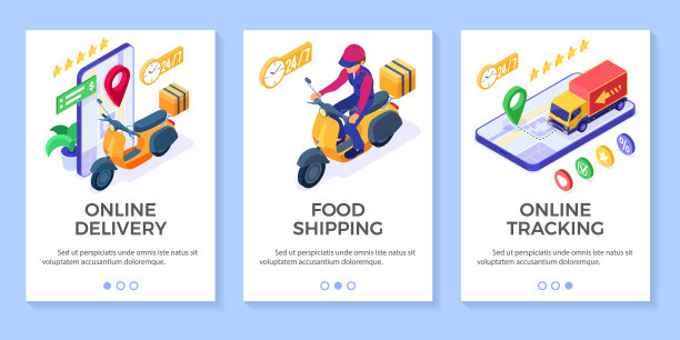 网上订餐快递服务图片下载