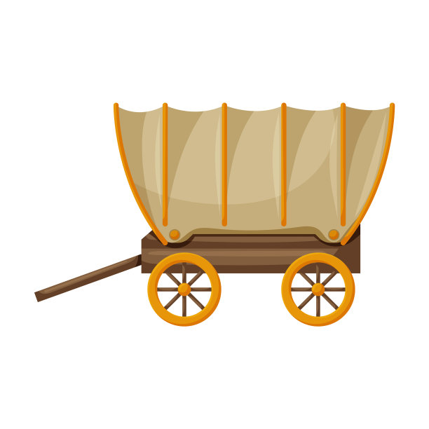 马车西野生图标卡通图片下载