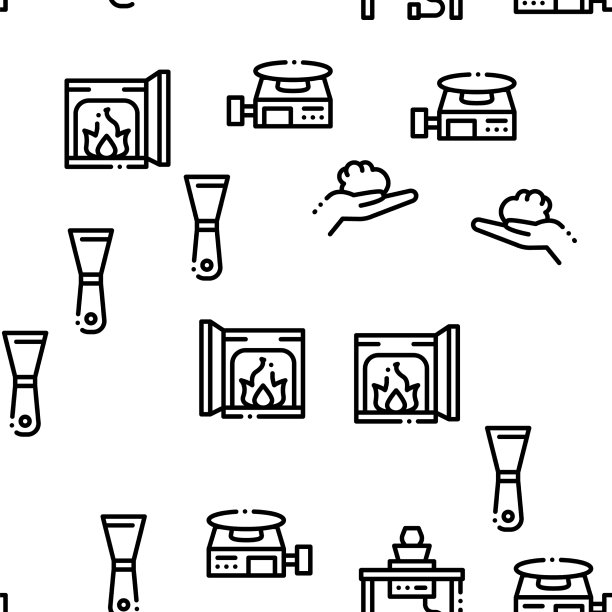 陶瓷和陶瓷无缝图案图片下载