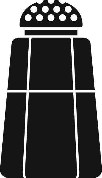 厨房盐瓶图标简约风格图片下载