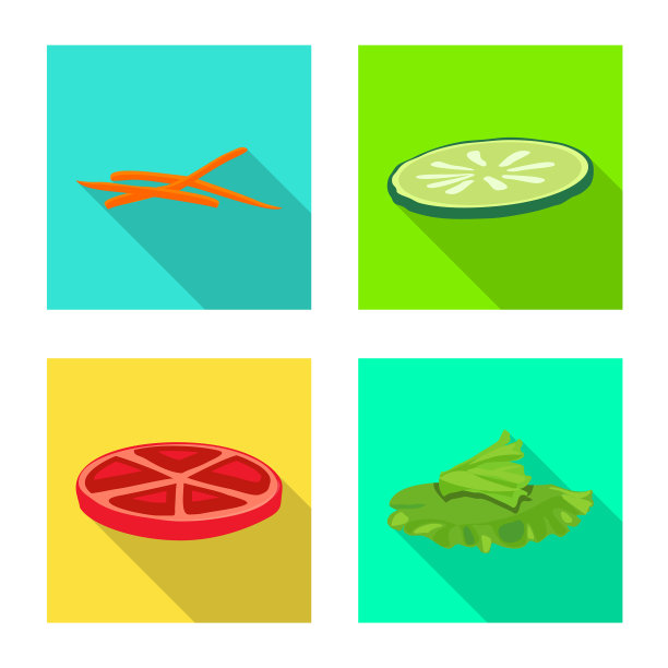 设计早餐和美味的图标集图片下载