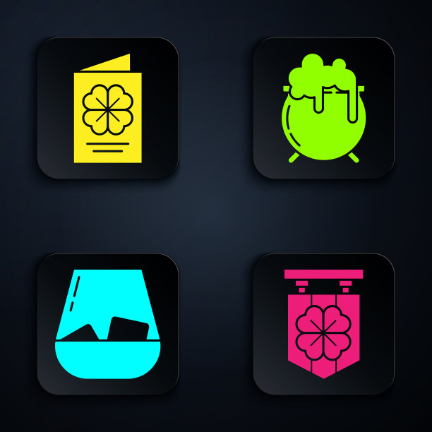 设置街道招牌与四叶三叶草圣人图片下载