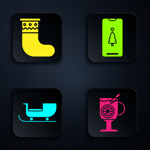 集热红酒与杯饮圣诞图片下载