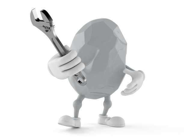 岩字符持有可调扳手图片下载