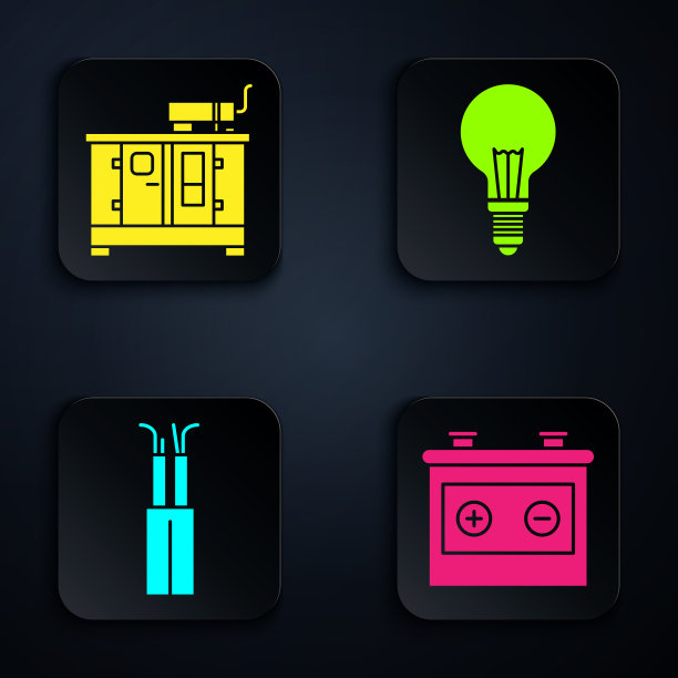 设置汽车蓄电池柴油发电机发电图片下载