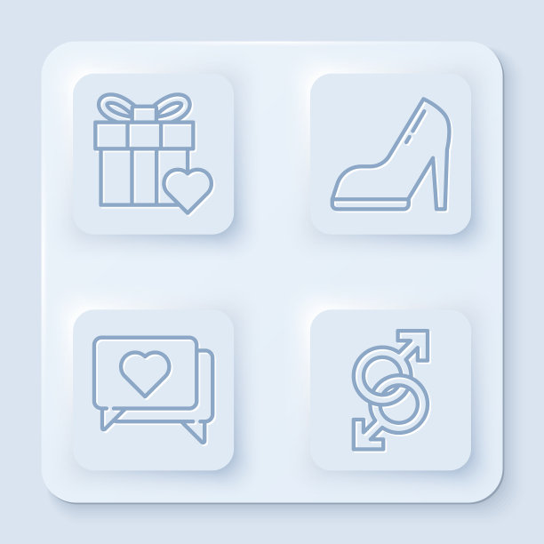 套线礼盒与高心女鞋图片下载