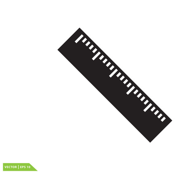 测量图标矢量标志设计模板图片下载