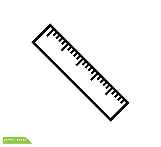 测量图标矢量标志设计模板图片下载