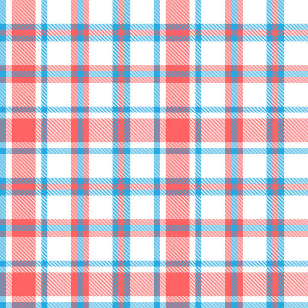 经典的格子花呢无缝图案图片下载