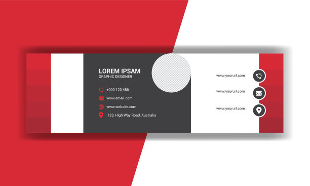 邮件签名模板设计。企业邮件业务电子邮件签名横幅图片下载