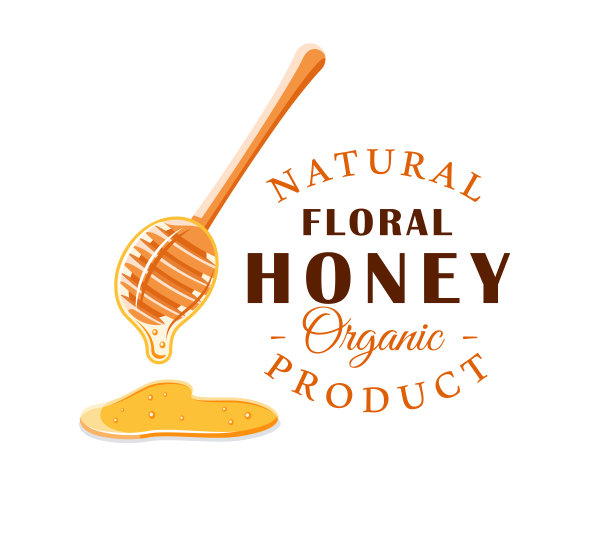 用汤匙滴上几滴蜂蜜图片下载