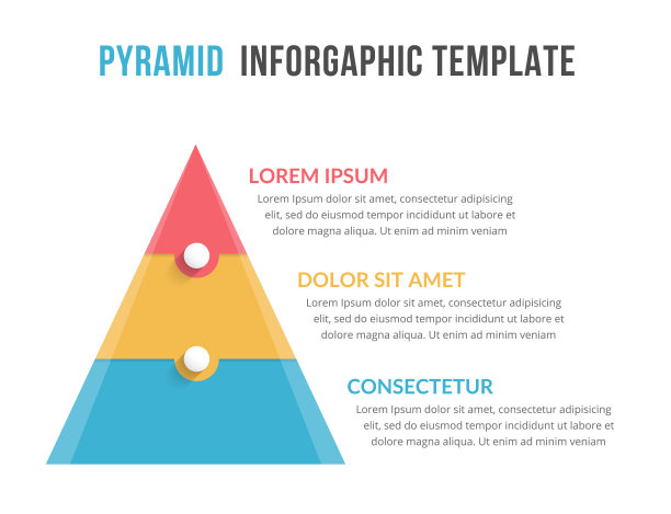 金字塔Infographics图片下载