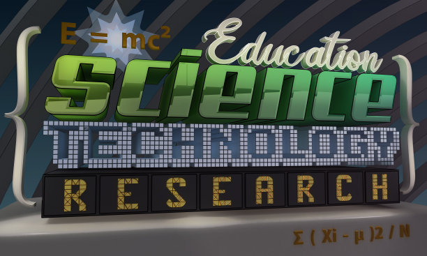 排版3D渲染-教育，科学，技术，研究图片下载