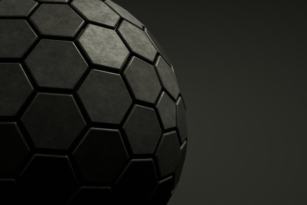 摘要球形全球网络，六角形，蜂窝形状图片下载