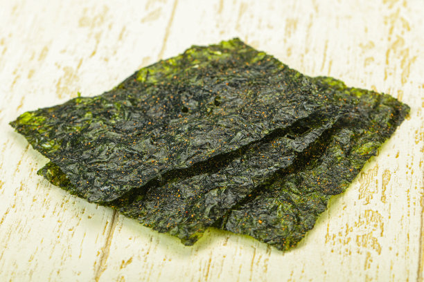 亚洲菜紫菜片薯条图片下载