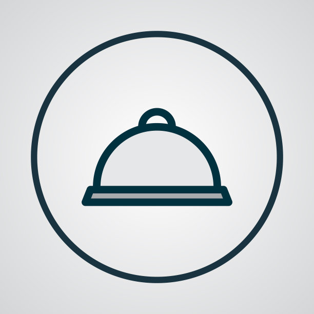 托盘图标彩色线条符号优质图片下载