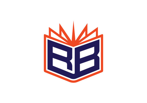 R b rb首字母标志设计模板图片下载