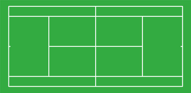 网球场俯视图图片下载