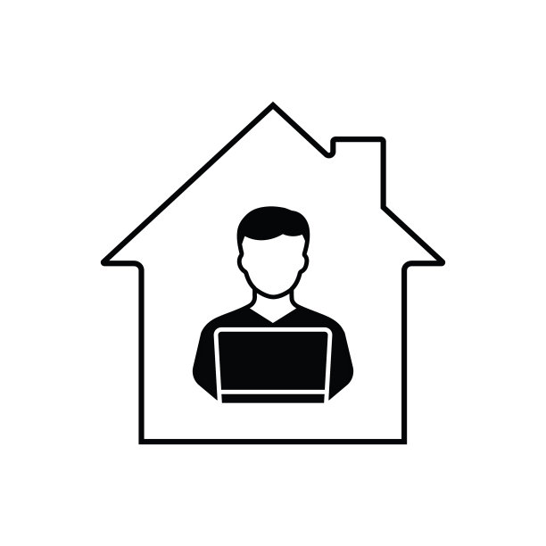 远程工作在线图标图片下载