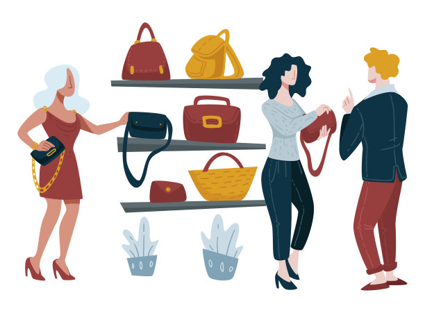 女手袋店时尚饰品店图片下载