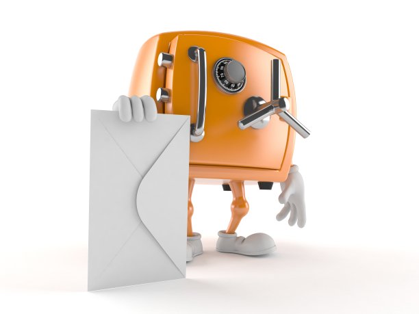 带信封的安全字符图片下载