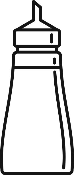 糖容器图标轮廓样式图片下载