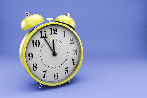 老式闹钟。三维渲染图片下载