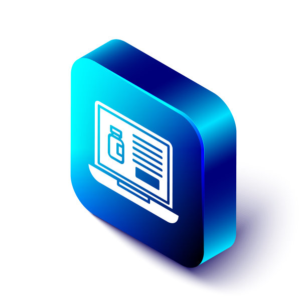 等距在笔记本电脑上购买毒品的图标图片下载