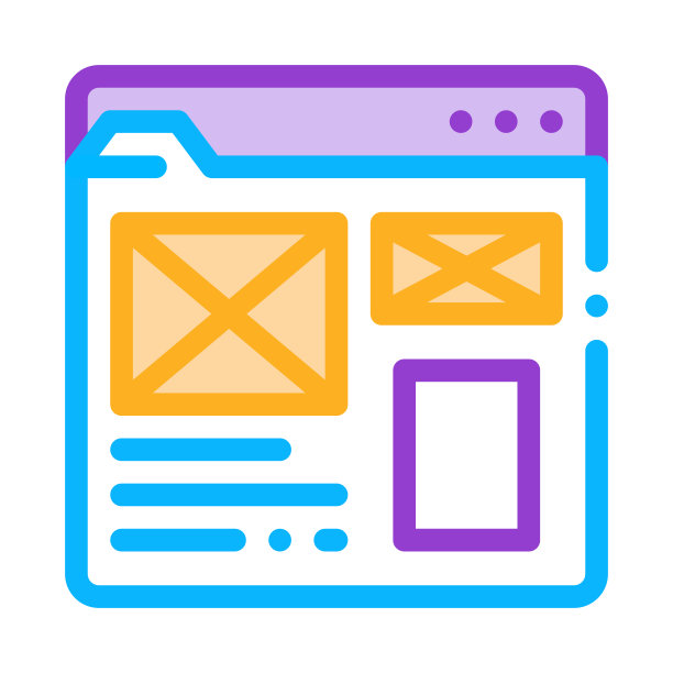 前端网站样式图标矢量大纲插图图片下载