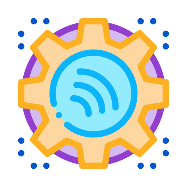 修理无线电信号图标矢量轮廓插图图片下载