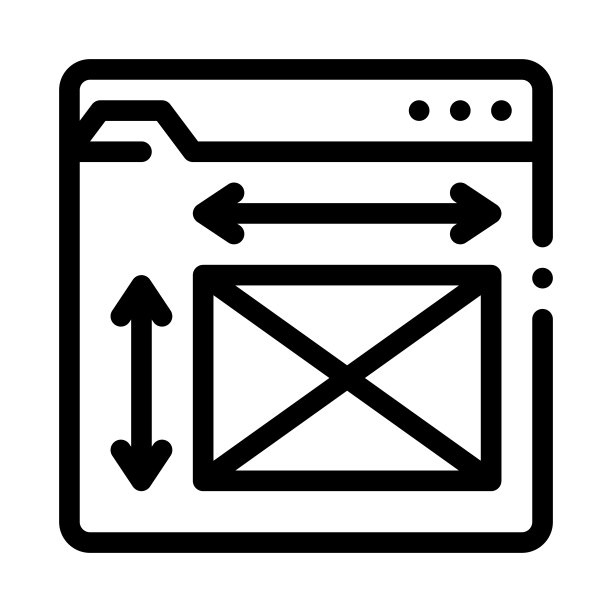 前端网页设计尺寸轮廓图标矢量图图片下载