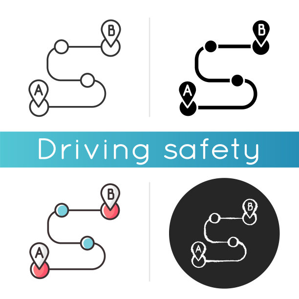 路线规划图标图片下载