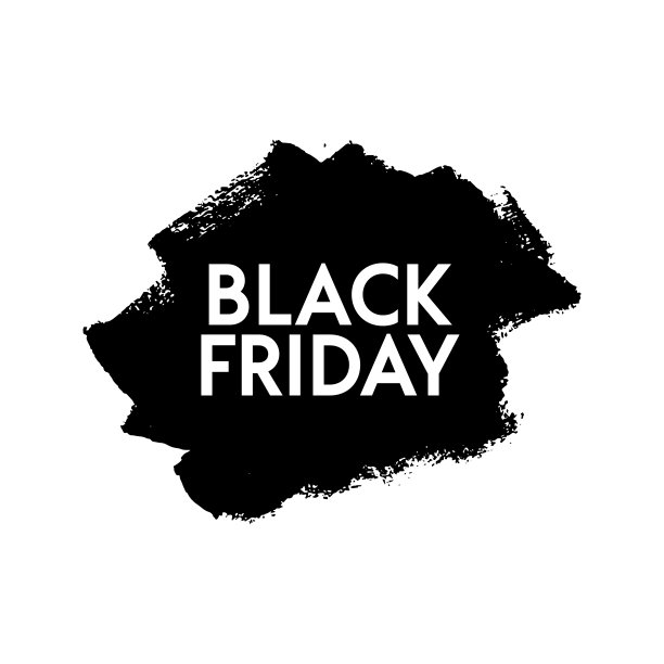 黑色星期五特价贴纸。手绘黑色一笔购物标签。矢量插图设计模板的传单，海报，购物，折扣，网页，促销，广告图片下载