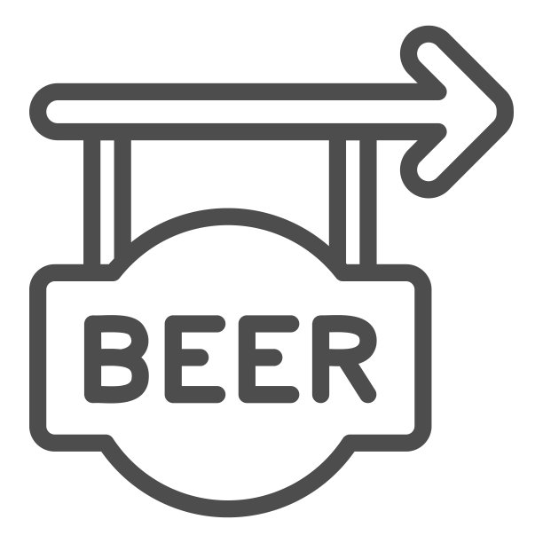 啤酒招牌：精酿啤酒概念，酒吧悬挂式banner图片下载