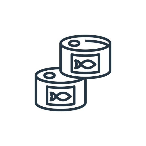 金枪鱼矢量图标隔离在白色背景上。轮廓，细线金枪鱼图标的网站设计和移动，应用程序开发。细线金枪鱼轮廓图标矢量说明。图片下载