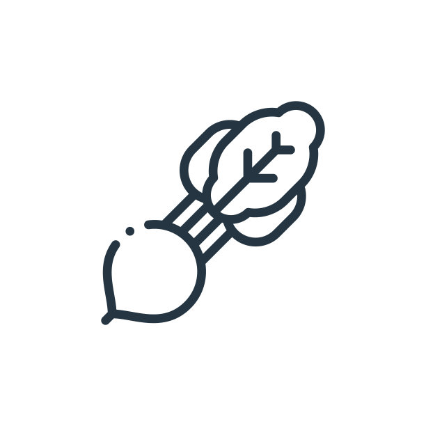 萝卜矢量图标孤立在白色背景。轮廓，细线萝卜图标用于网站设计和手机，应用程序开发。细线萝卜轮廓图标矢量插图。图片下载