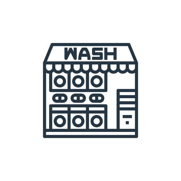 洗衣服务矢量图标孤立的白色背景。轮廓，细线洗衣服务图标，用于网站设计和手机，应用程序开发。细线洗衣服务轮廓图标向量。图片下载