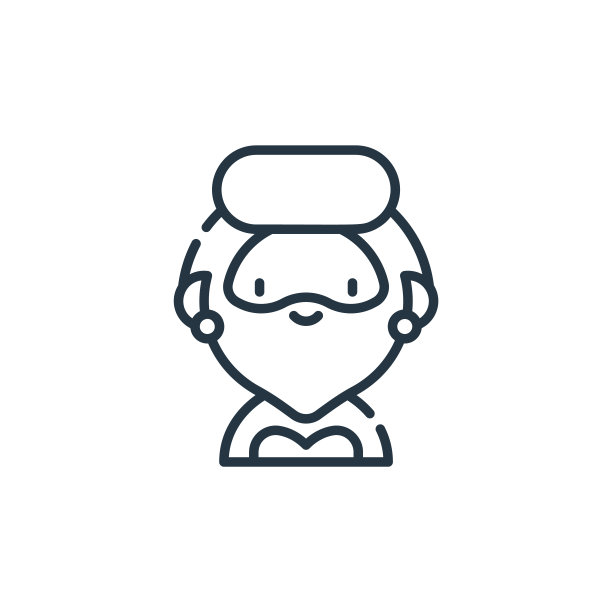 大胡子女人矢量图标孤立在白色背景上。轮廓，细线胡子女人图标的网站设计和移动，应用程序开发。细线胡子女人轮廓图标矢量插图。图片下载