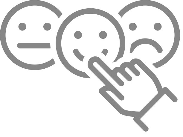 手选择快乐和悲伤的评分图片下载